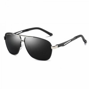Metal Frame Polarised Aviator Sunglass With Photochromic Lens   Men